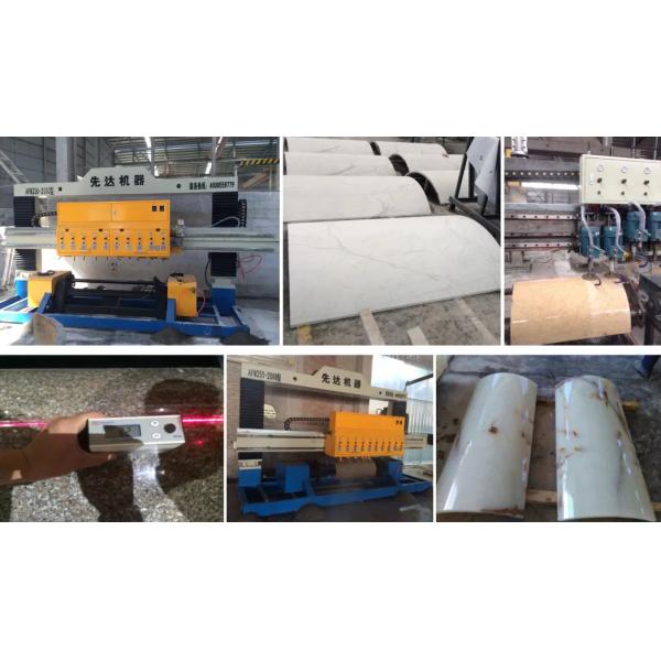 CNC Circular Stone Slab Polishing Machine 1300mm Processing Length