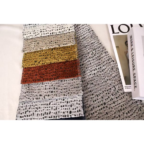 100% Polyester Chenille Fabric with 142cm Width for Pilling-resistant and Easy-cleaning Sofa Upholstery