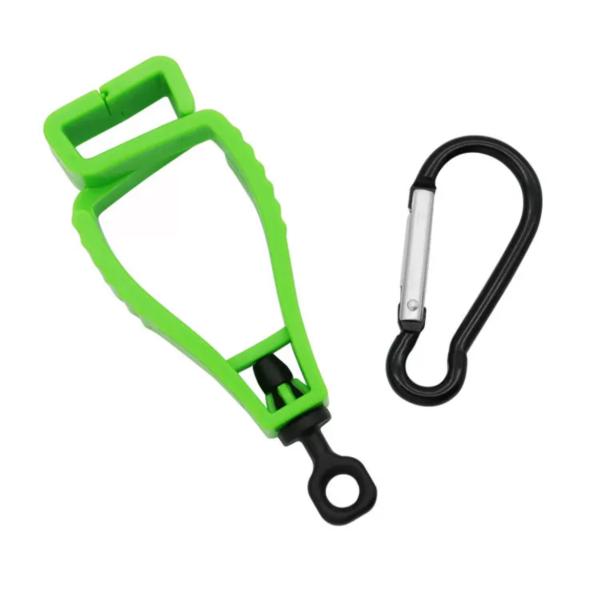 Custom Plastic Glove Clip Safety Interlock Multi-Color Plastic Glove Clip