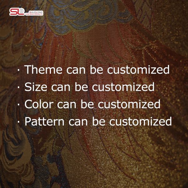 Artistic Metal Mesh Feature Wall - Customized Phoenix Interior Decoration