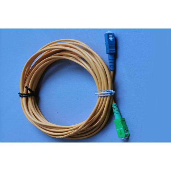 SM SX SC /APC-SC/UPC 3MM 5M Fiber Optic Patch Cable Excellent Repeatability