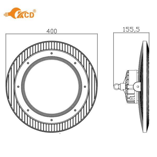 SMD Chip 24000LM Industrial Led High Bay Lights 200w
