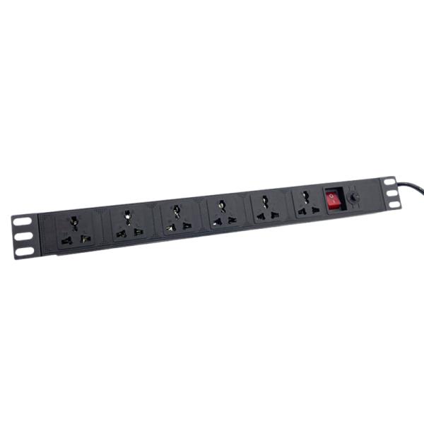 250V Network Cabinet Accessories 19 Inch UK Plug Power Distribution Unit