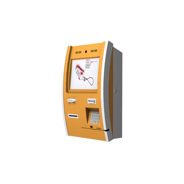 Wireless Touchscreen Wall Mount Kiosk With Thermal Printer For Ticketing V618