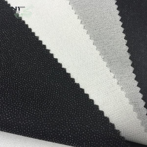 Lightweight Adhesive Fusible Interlining ALB-1588 Model Double Dot Pattern for Garment Making