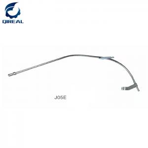 Quality Excavator Spare Parts J05E Engine Oil Level Dipstick Guide Tube for sale