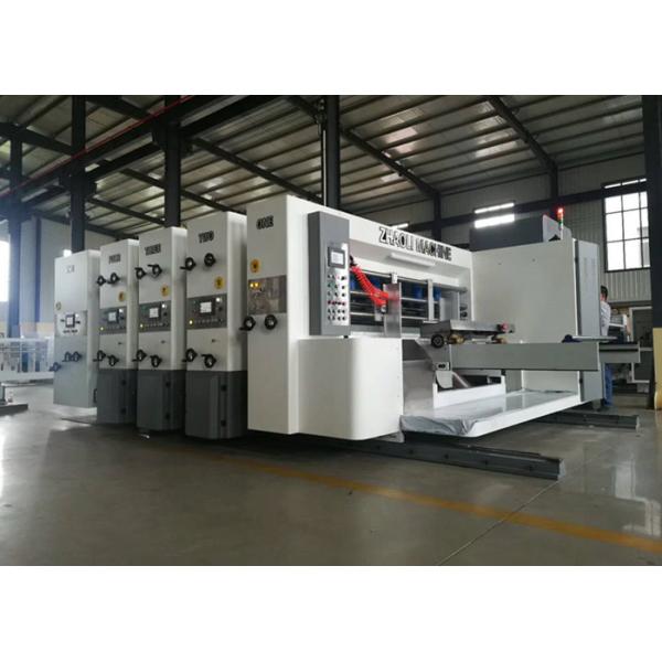Buy Water Ink Flexo Printer Slotter Machine Adopt Frequency Variable Controller at wholesale prices