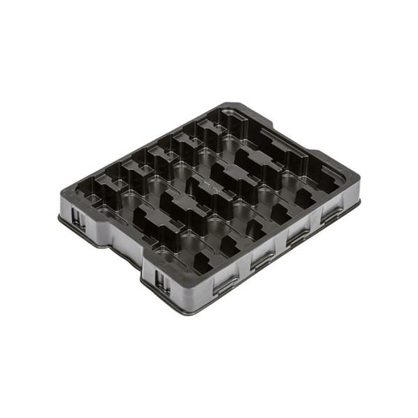 ESD Antistatic Custom Blister Plastic Grid Tray Packaging For Office