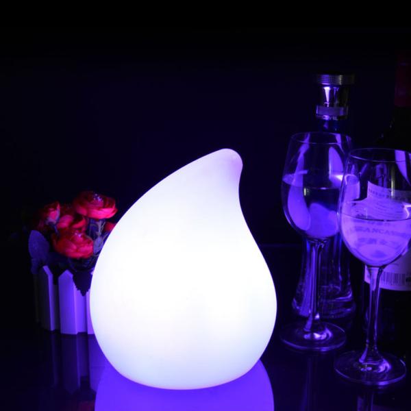colorful peach shape plastic Mini light up table lamp