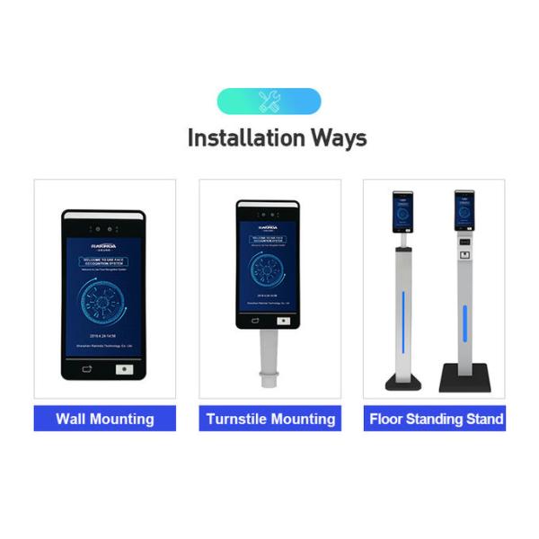 1.6GHz Face Recognition Attendance System QR IC Card Door Access Control
