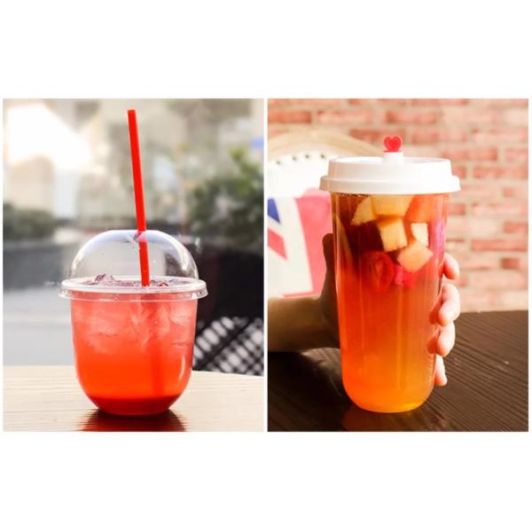 360ml 500ml Pp Custom Printed Plastic Cups , Eco Friendly Plastic Cups
