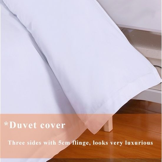 5 Star Linen Hotel Bed Sheet 100% Cotton Queen Size With High Breathability