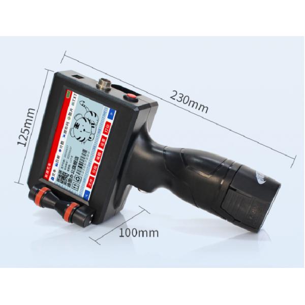 definition Large Screen Handheld Inkjet Printer with and Black Printing Capability