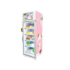 Buy cheap Mall Ice Cream Vending Machine Freezer Cooling fridge with bank card payment from wholesalers