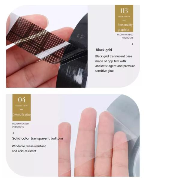 Anti Static Grid Mesh ESD Warning Tape For Packing Electronic Product Sensitive Area