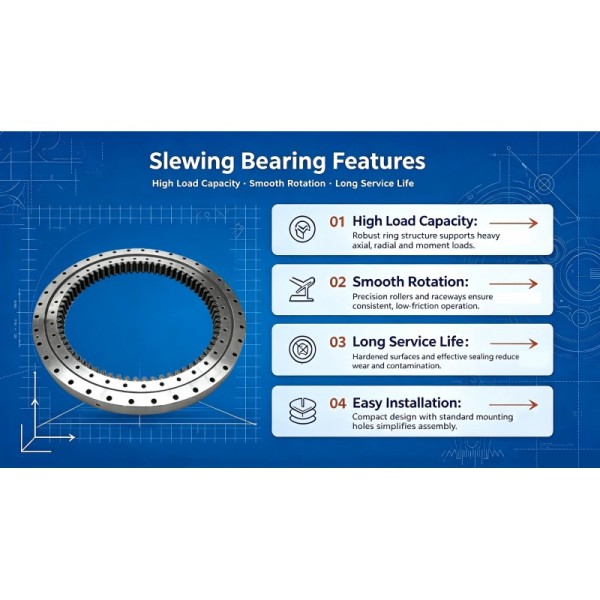 High quality Slewing bearing HJN2460