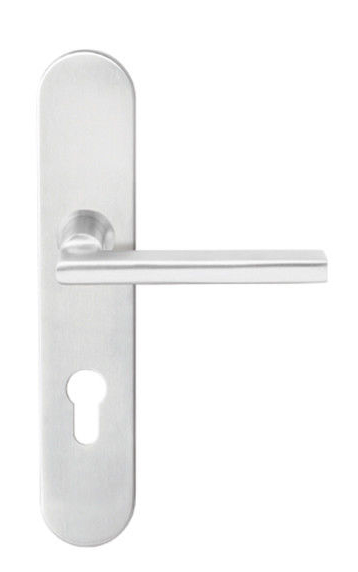 EN1906 Grade 3 fire rated door handle set with long backplate