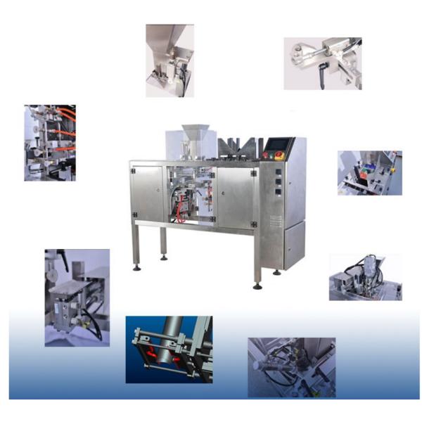 Dry Medicinal Powder Doypack Packaging Machine Mini Automatic For Flat Bags
