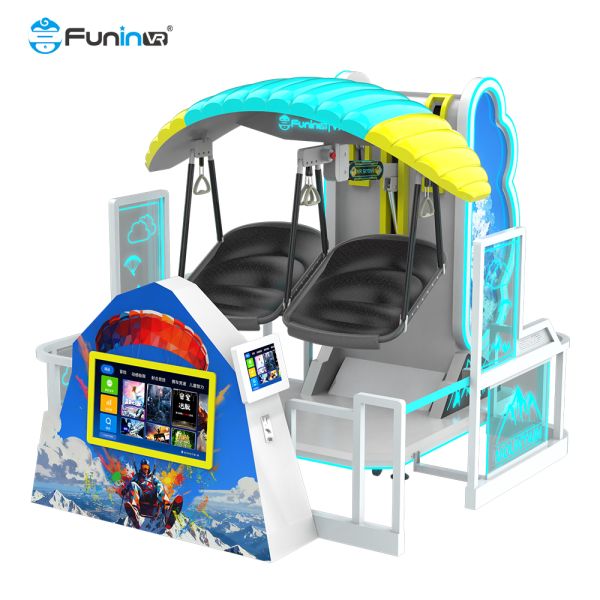 Variety Of Content 9D Virtual Reality Simulator VR Skydive Offering Surround Sound And Multiple Platform Features Designed For Interactive