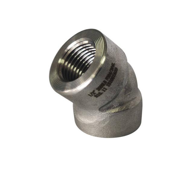 Class 2000 45D 2000LB 316L Female Threaded Elbow