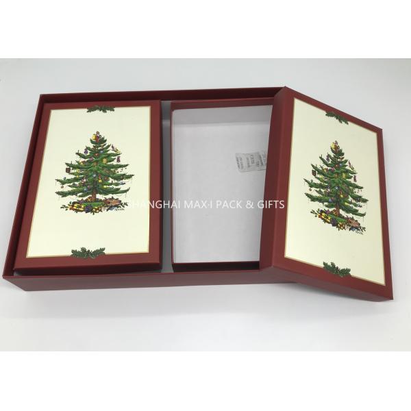 Square Jumbo Pre Wrapped Christmas Gift Boxes All Sizes Offset Printing Semi Auto Made
