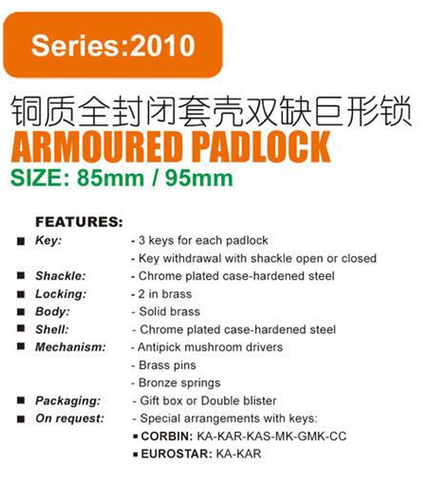 ARMOURED PADLOCK