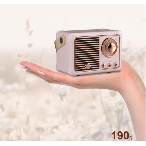 Mini Retro Bluetooth Speaker Wireless Multi Functional Bluetooth Speaker 5.3