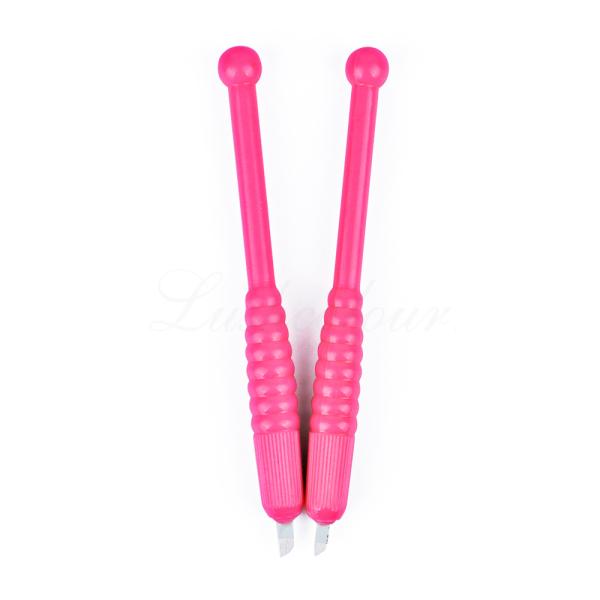 Microblading Disposable Manual Tattoo Pen With #9 #12 #18U Blade