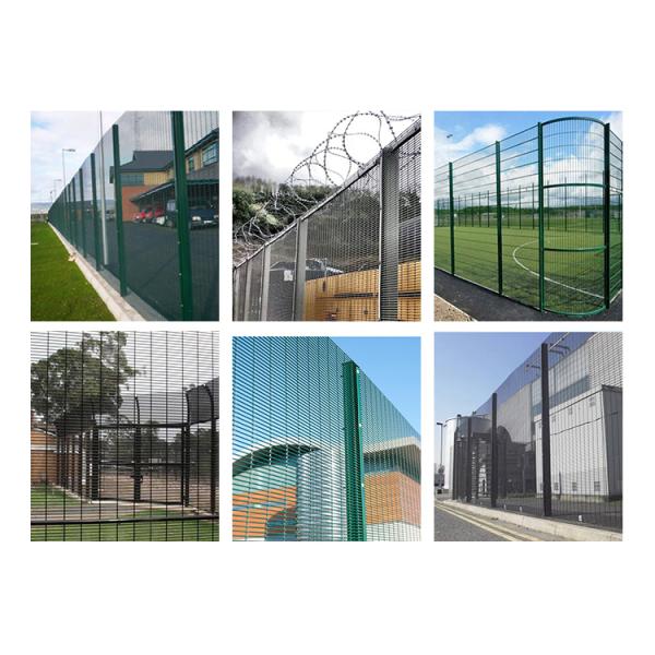 358 High Security Prison Mesh Fencing Marine Grade Customized Curves