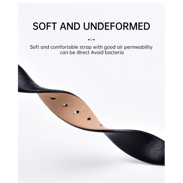 Waterproof, Soft, And Elegant Leather Strap
