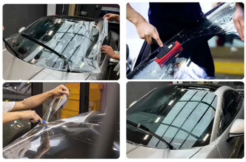 ODM Front Windshield Protection Film PPF Protector Clear Bra UV Proof Explosion Proof Tints