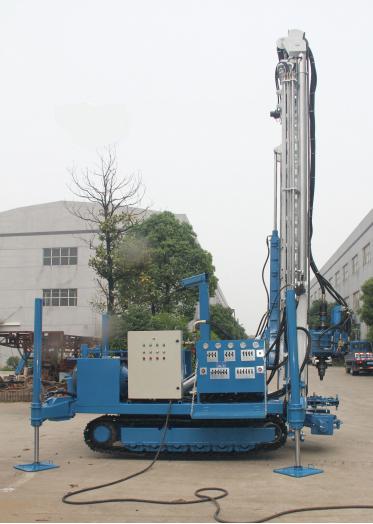 Hydraulic Water Anchor Drilling Rig Machine Long Feeding Stroke 25T Pull Capacity