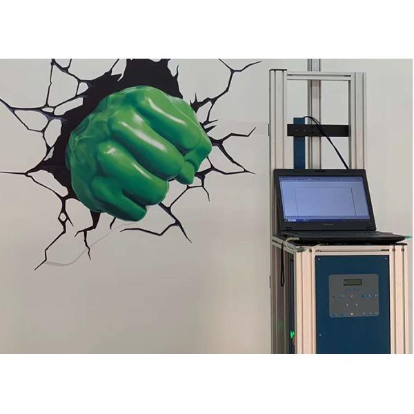 Custom Print Size 2280DPI Alu-Mg Wall Painting Printer
