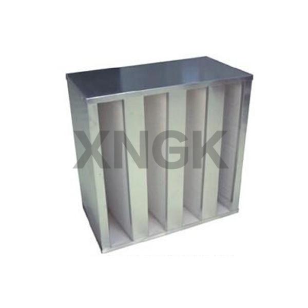 V Cell Design High Volume Hepa Panel Filter