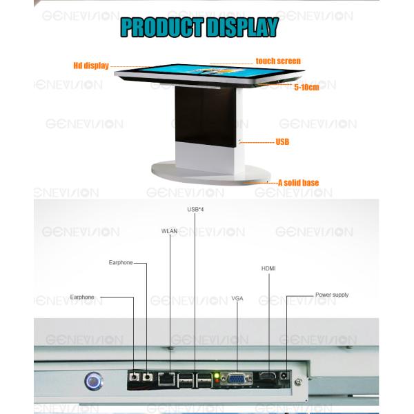 20-Points Touch IPS 43inch Touch Table for Coffee Shop Smart Android Touch Screen Table Commercial LCD Dinning Table