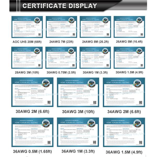 250mW 48gbps Fiber Optical HDMI Cable HDR EARC Active Hdmi Cable