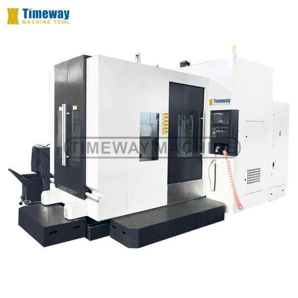 24 Tool Magazine Capacity High Precision Four-axis CNC Horizontal Machining Center