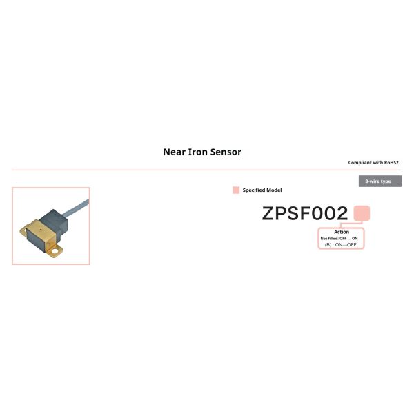Makinopc High Precision Proximity Iron Sensor Switch for CNC Machine Tools with Normally Open and Normally Closed Output ZPSF002