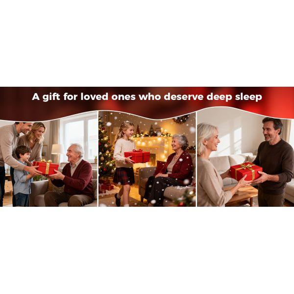 670nm Red Light Sleep Lamp in bedroom setting providing comfortable ambient lighting