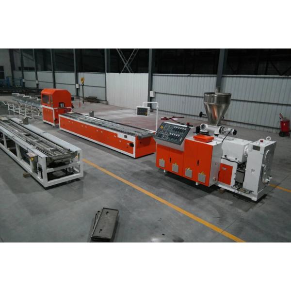Outdoor Decking WPC Wood Plastic Composite Floor Extruder Making Machine Customizable