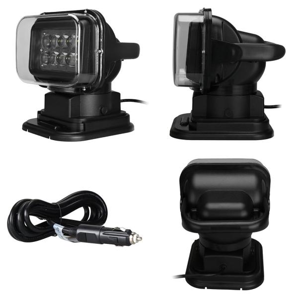 50 Watt high intensity LEDs, LED Work Light ,With remote control & a car cigarette lighter LED Search light with 7 inch
