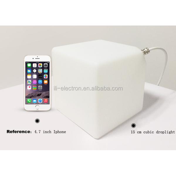 Wireless control plastic rhomboid design pendant lamp