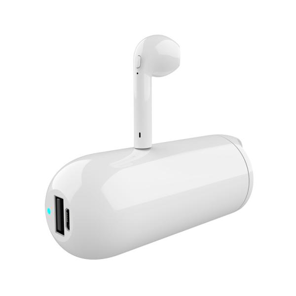 Support intelligent active noise reduction mini mono wireless earphone bluetooth earbud with charger box power bank