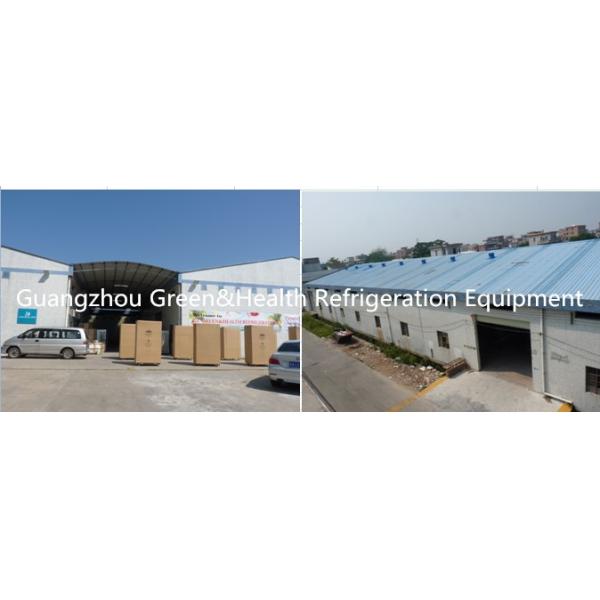Fruit / Drink Gray Multideck Open Chiller Adjustable For Convenience Store