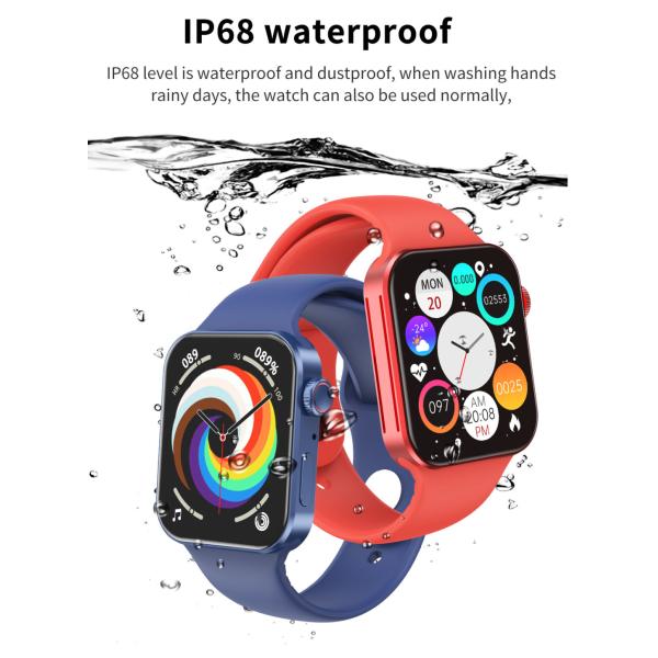 2021 Full-Screen Touch and Long Standby IP67 Waterproof Et7 Smart Watch