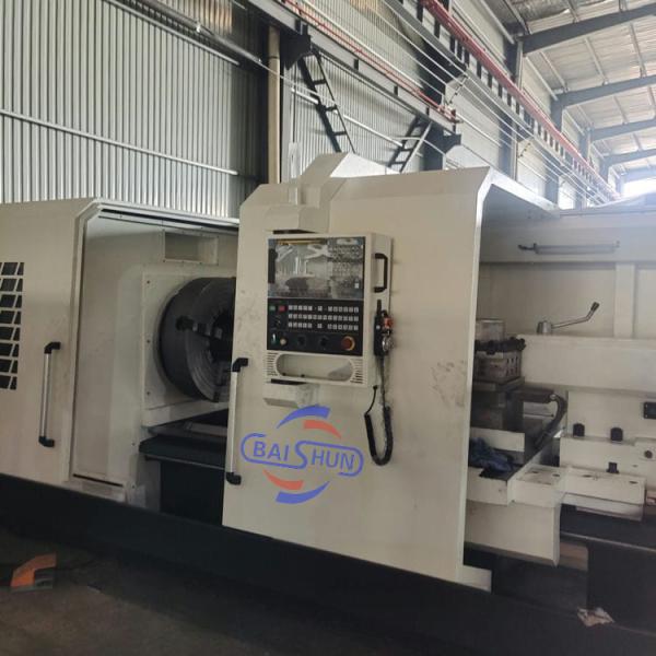 CNC Pipe Threading Lathe Machine QK1332 800mm Swing 320mm Threading