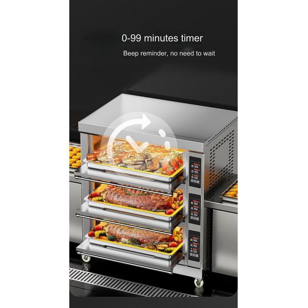 380V Multi-function Baking Machine with Intelligent Display and Easy to Clean Design