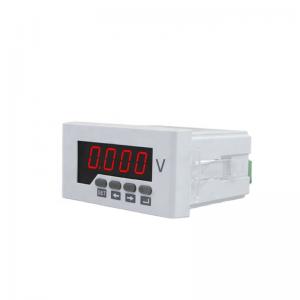 Quality Power Distribution System LED AC/DC Power 48*96mm Digital Single-phase Voltage Meter for sale