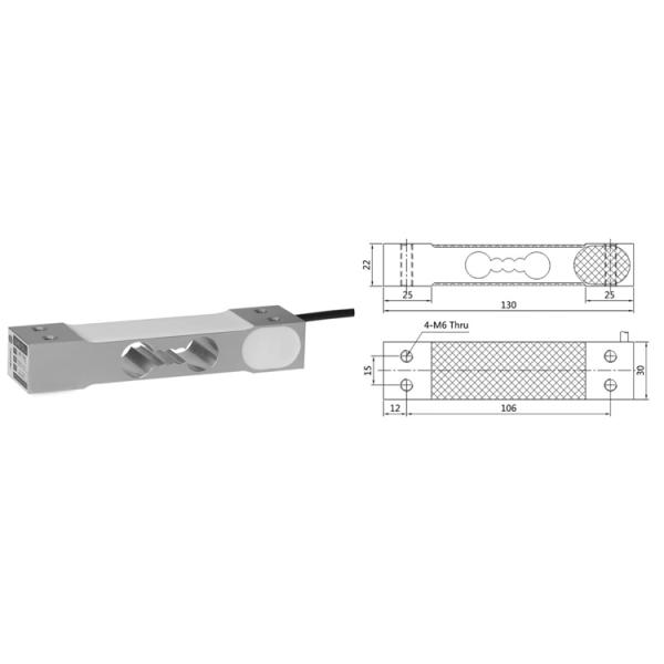 Ruijia Output Garbage Weighing Smart Shelf Digital Load Cell Digital Output Resistance Sensor