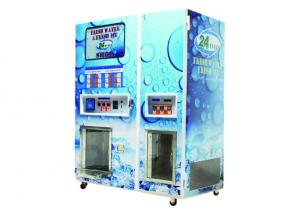 Quality Carbon Steel Water Proof Water Vending Machine With 2 Independent Vending Zone for sale